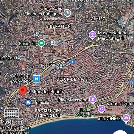 Nice-centre à 300m De La Promenade Des Apartamento *